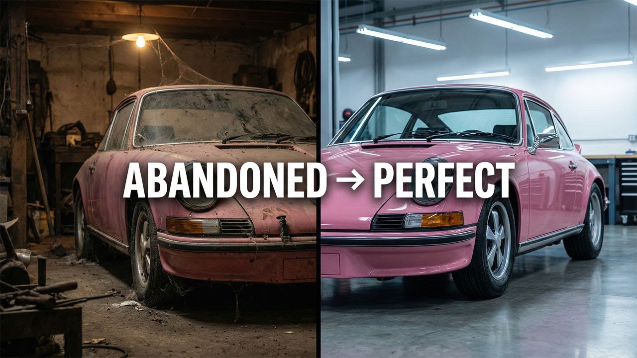 Full ASMR Restoration of a 1973 Porsche 911 Carrera RS | Deep Cleaning, Paint & Rebuild