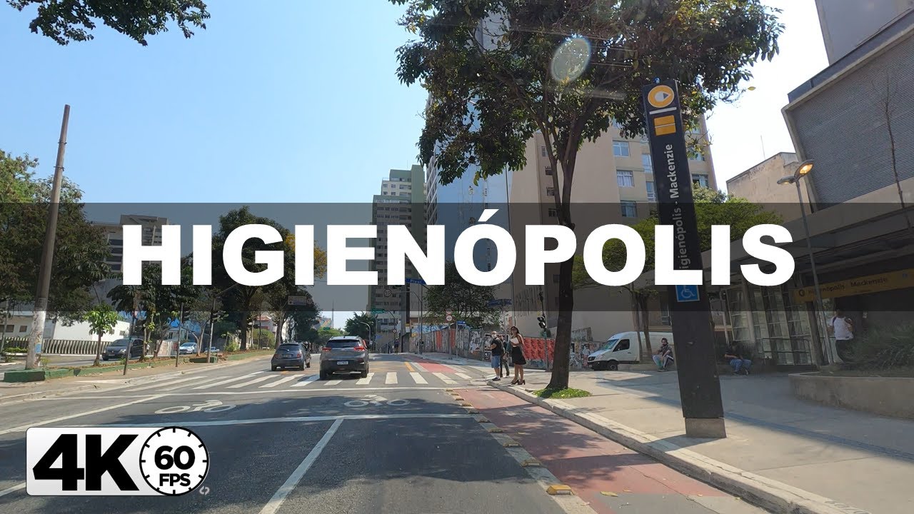 [4K60fps] Driving Higienópolis Sao Paulo Brazil -MT4K-