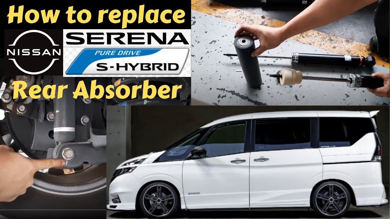 Replace Nissan Serena C27 Rear Absorber | 更換日產MPV後避震器