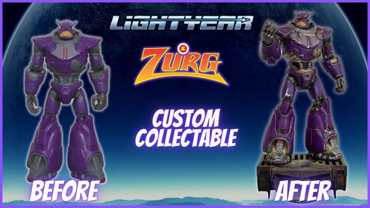 Lightyear (2022)- Zurg Figure Makeover: CHRIS' CUSTOM COLLECTABLES