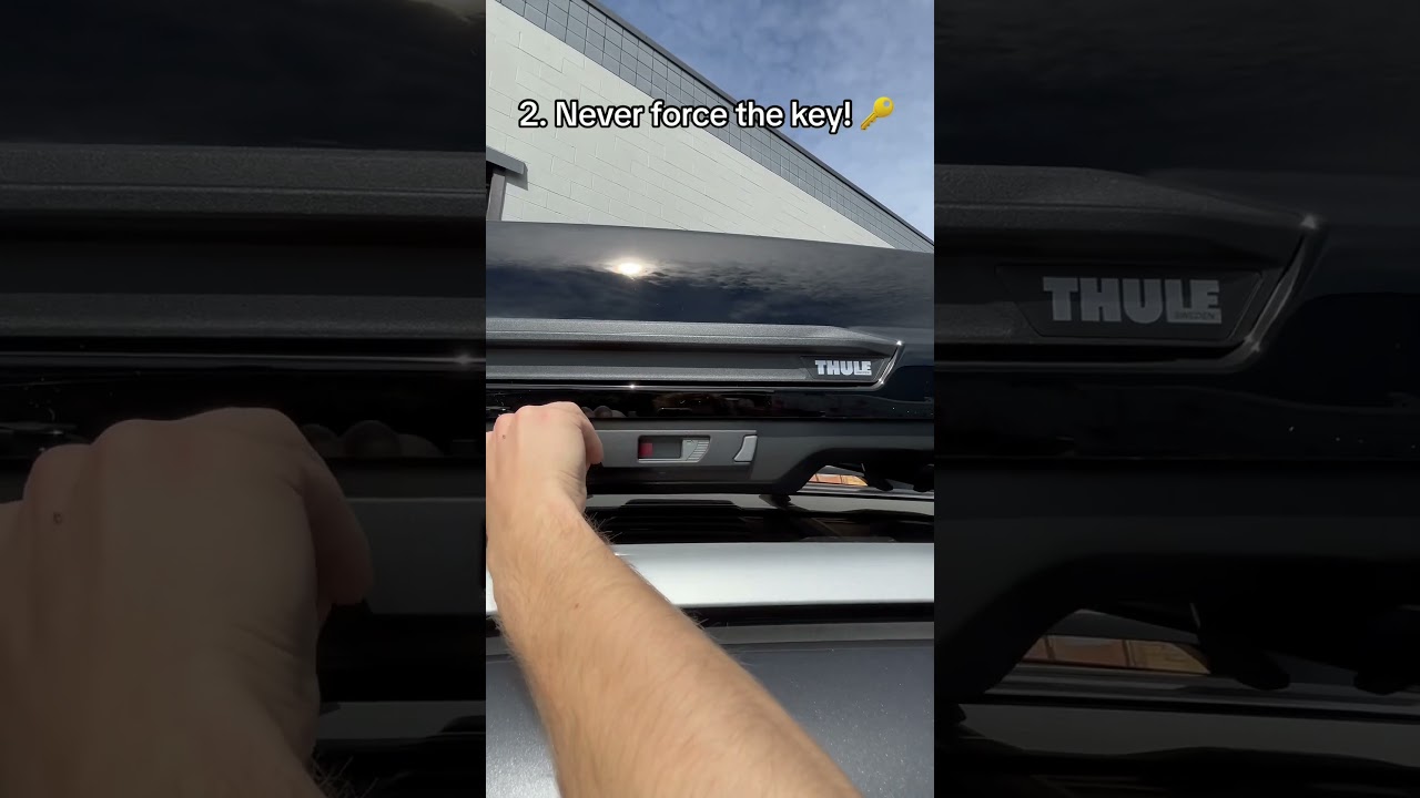 Thule Motion 3 cargo box tips! #thule #roofbox #roofrack