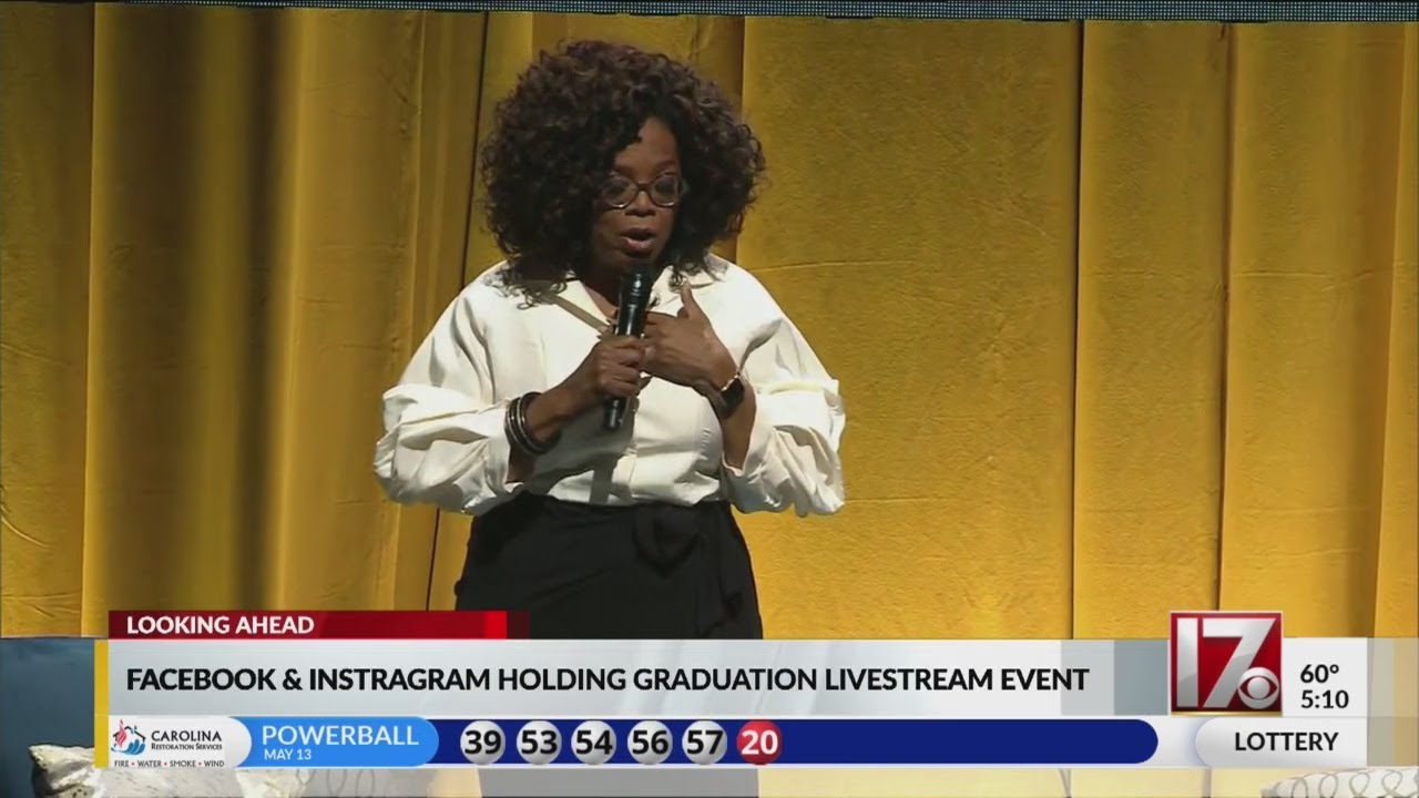 Oprah, other celebrities to give graduation speeches on Facebook, Instagram