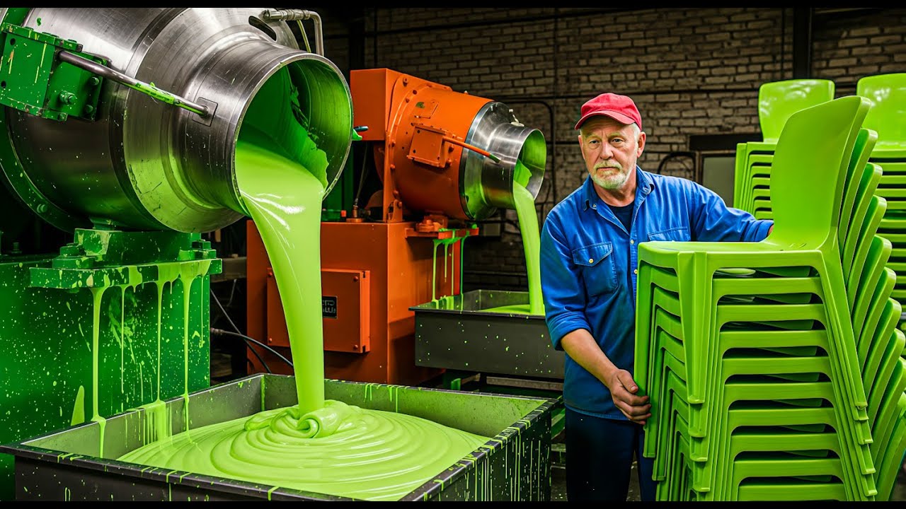 Inside the Factory – Full Process How Millions of Plastic Chairs Are Made