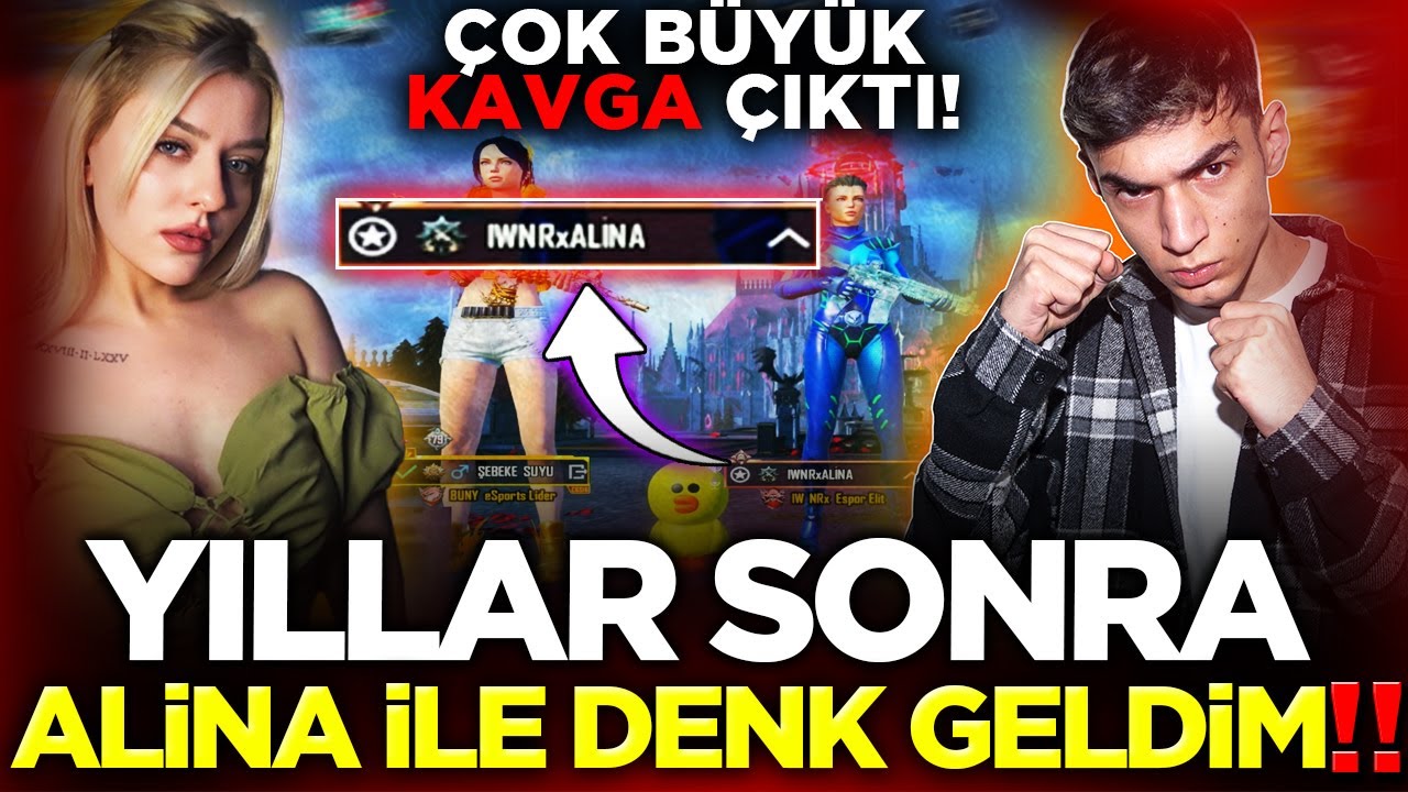 ÇOK BÜYÜK KAVGA ETTİK! ALİNAYLA YILLAR SONRA DENK GELDİK! (BEKLENEN VİDEO) / Pubg Mobile