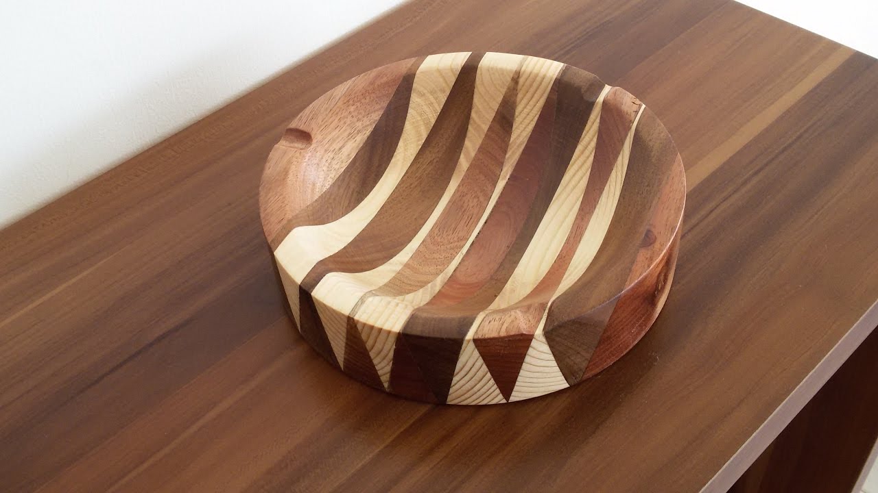My homemade lathe - Making an ashtray