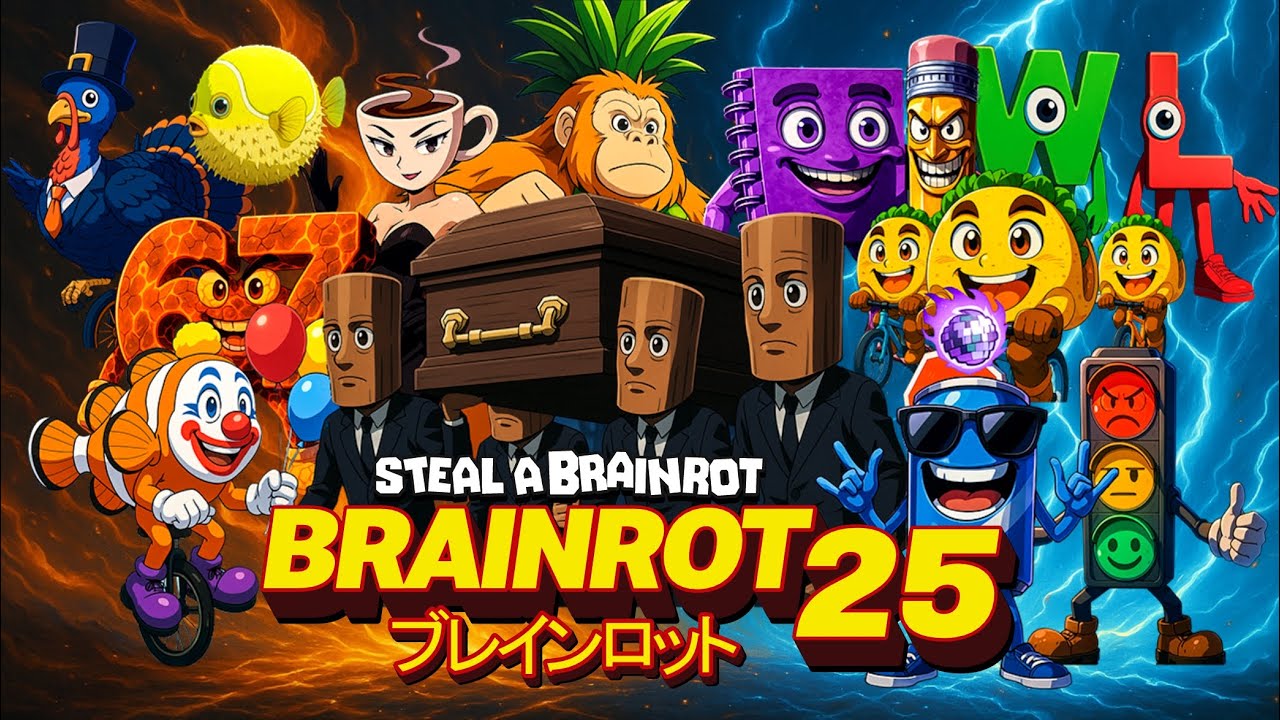 MindRotsu - BRAINROT ANIME OPENING EP25 (Official MV) feat. ALL NEW Steal a Brainrot Characters