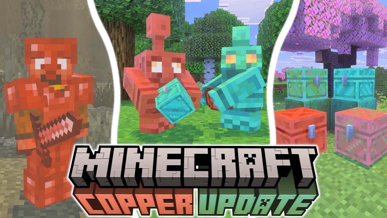 Minecraft: CO NOWEGO? MIEDZIANY GOLEM! NOWA ZBROJA i NARZĘDZIA! MIEDZIANE SKRZYNIE!