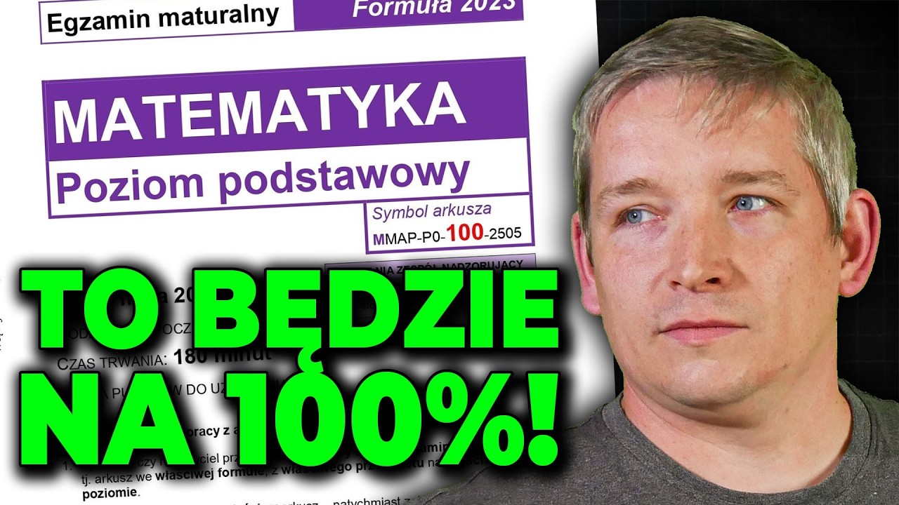 5 pewniaków, które na pewno będą na maturze z matmy w 2026