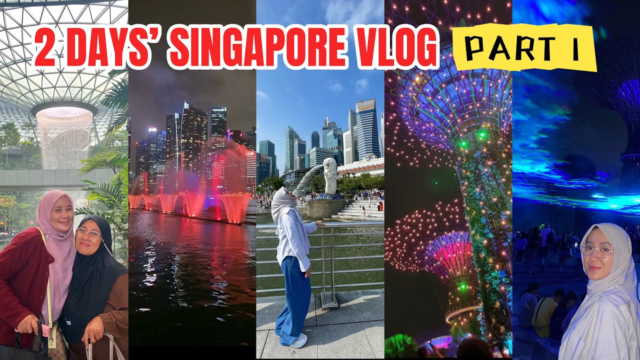 48 JAM DI SINGAPORE || KELILING KE TEMPAT TEMPAT GRATIS 😍🥳