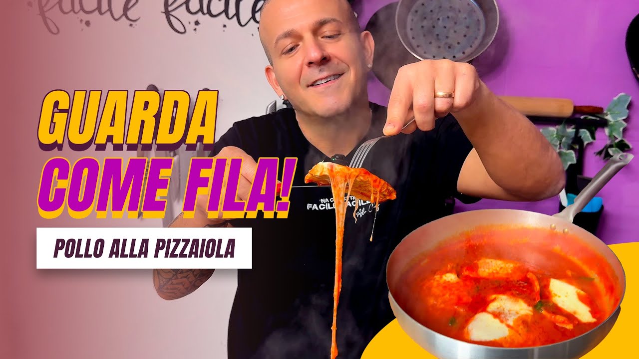Non il solito POLLO! Fatelo alla PIZZAIOLA con questa ricetta facile!