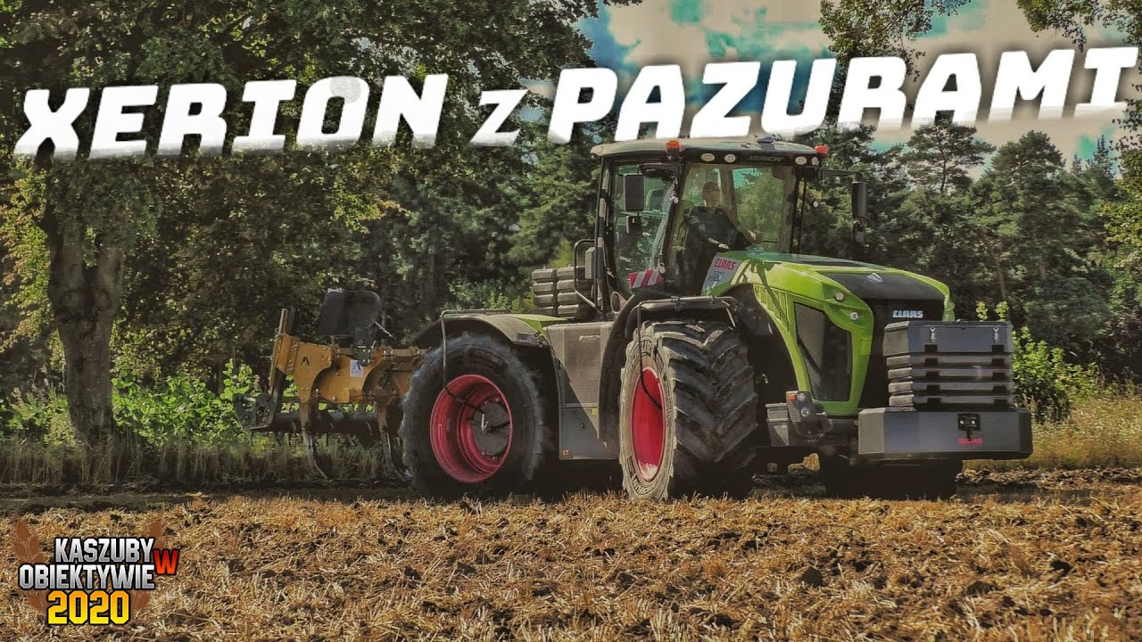 🔥NOWY NABYTEK🔥Claas Xerion 5000 vs Głębosz 3m🔥Xerion z Pazurami 🔥Głęboszowanie 2020🔥 Kaszuby 🔥