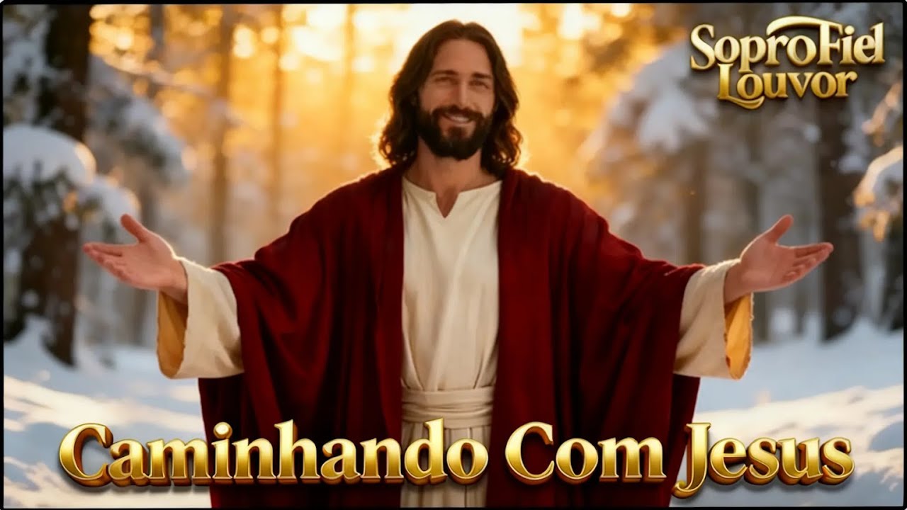 CAMINHANDO COM JESUS | Louvor & Adoração | SoproFielLouvor 🎵