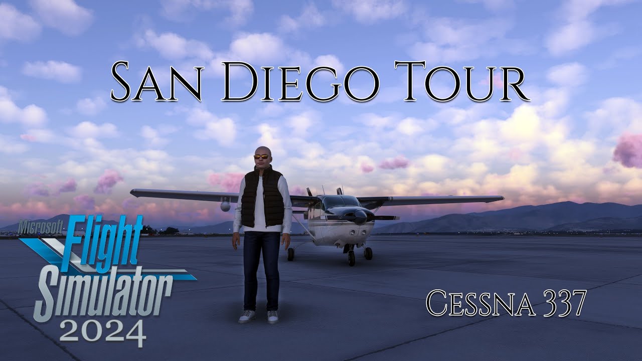 Cessna 337 San Diego Flight (MSFS2024)