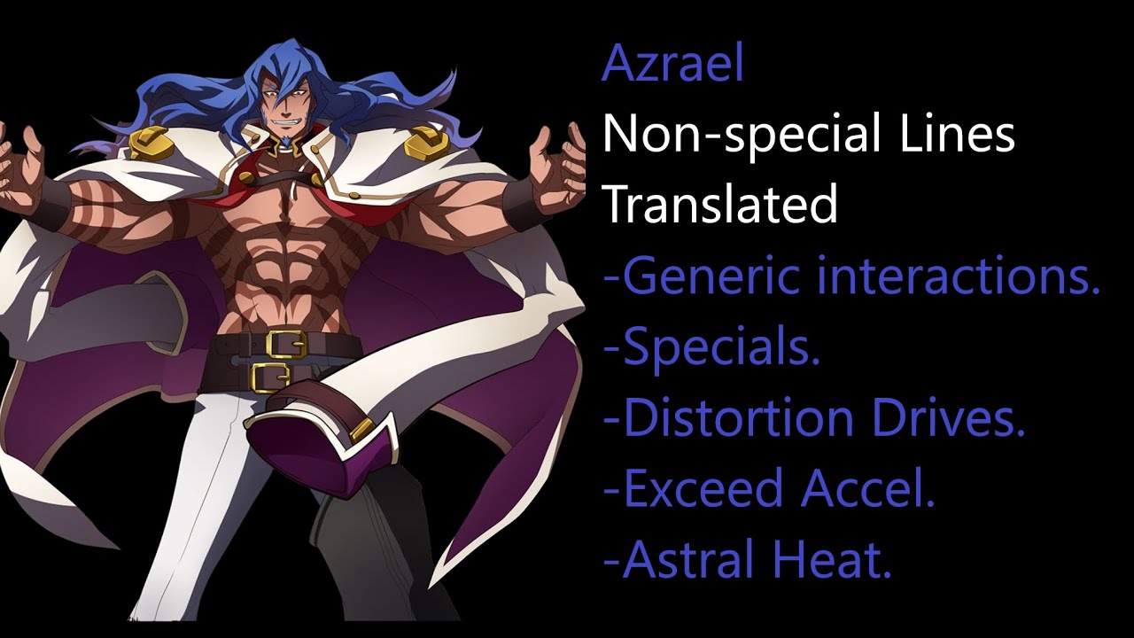 BlazBlue Centralfiction Azrael Fully Translated