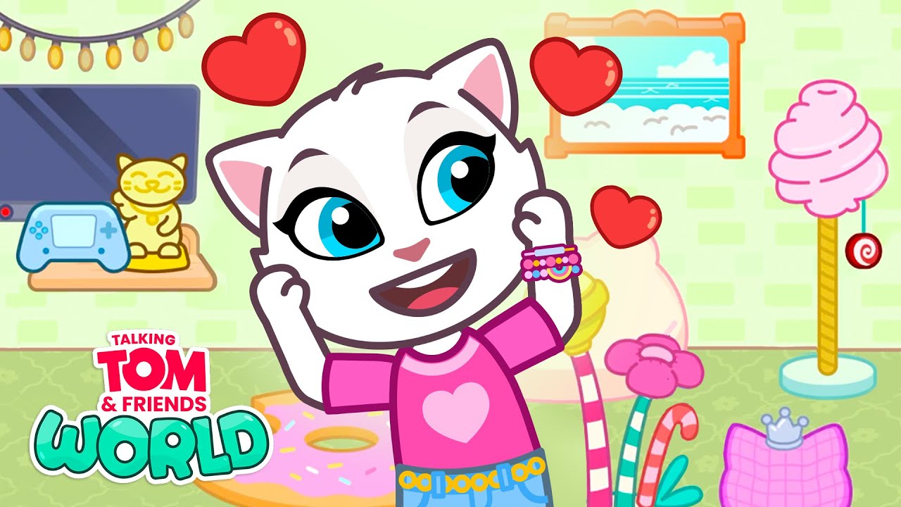 Angela's Apartment Makeover! 🛋️✨ Talking Tom & Friends: World Gameplay