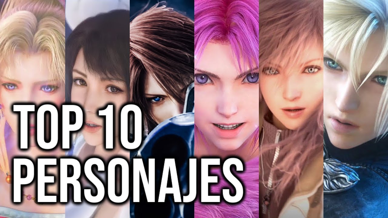 TOP 10 de PERSONAJES de FINAL FANTASY