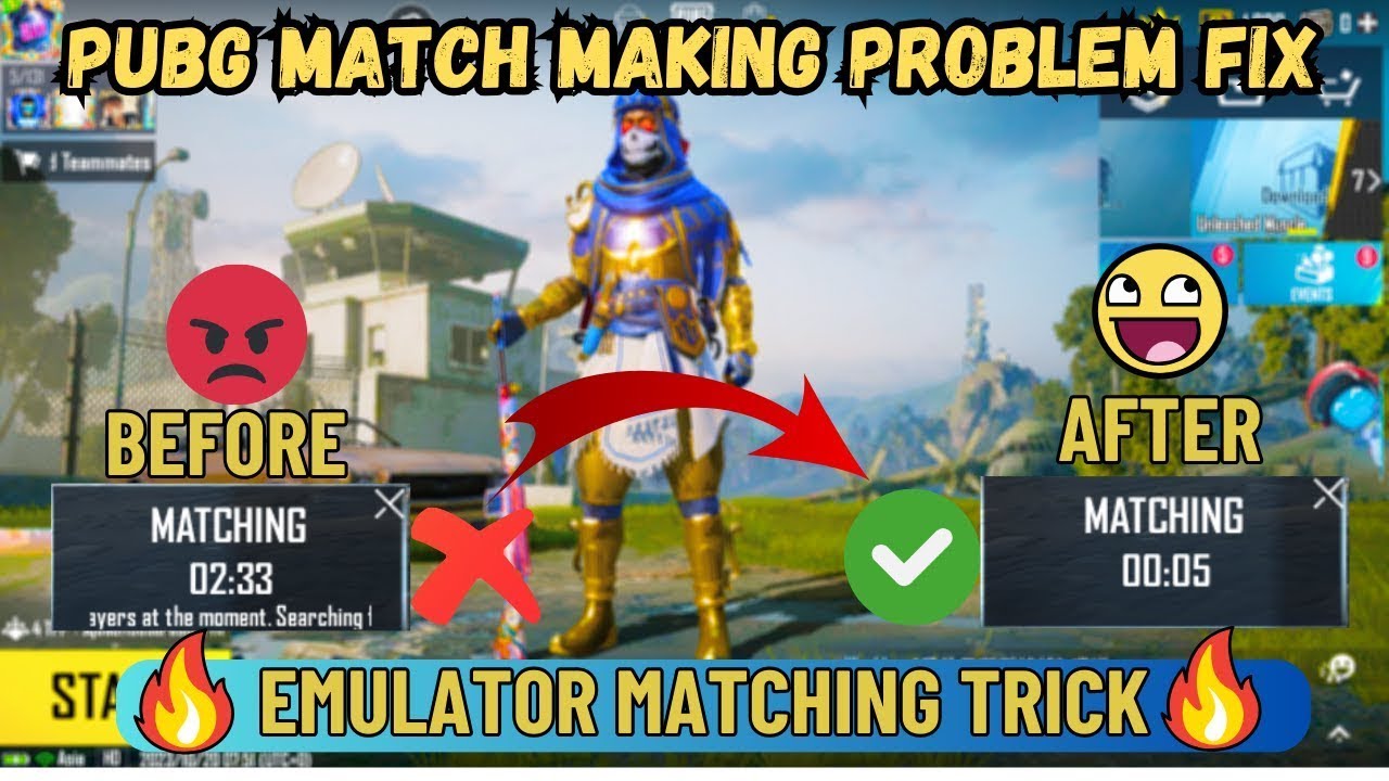 FIX PUBG Mobile Matching Problem in Gameloop (2025) | 100% Working!