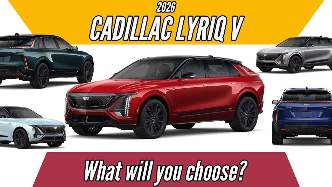 2026 Cadillac Lyriq V Premium - Full Color Options - Images | AUTOBICS