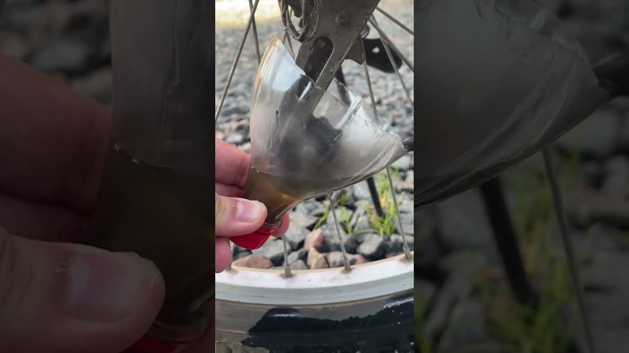 Cleaning the bike chain. How to get a perfectly clean chain