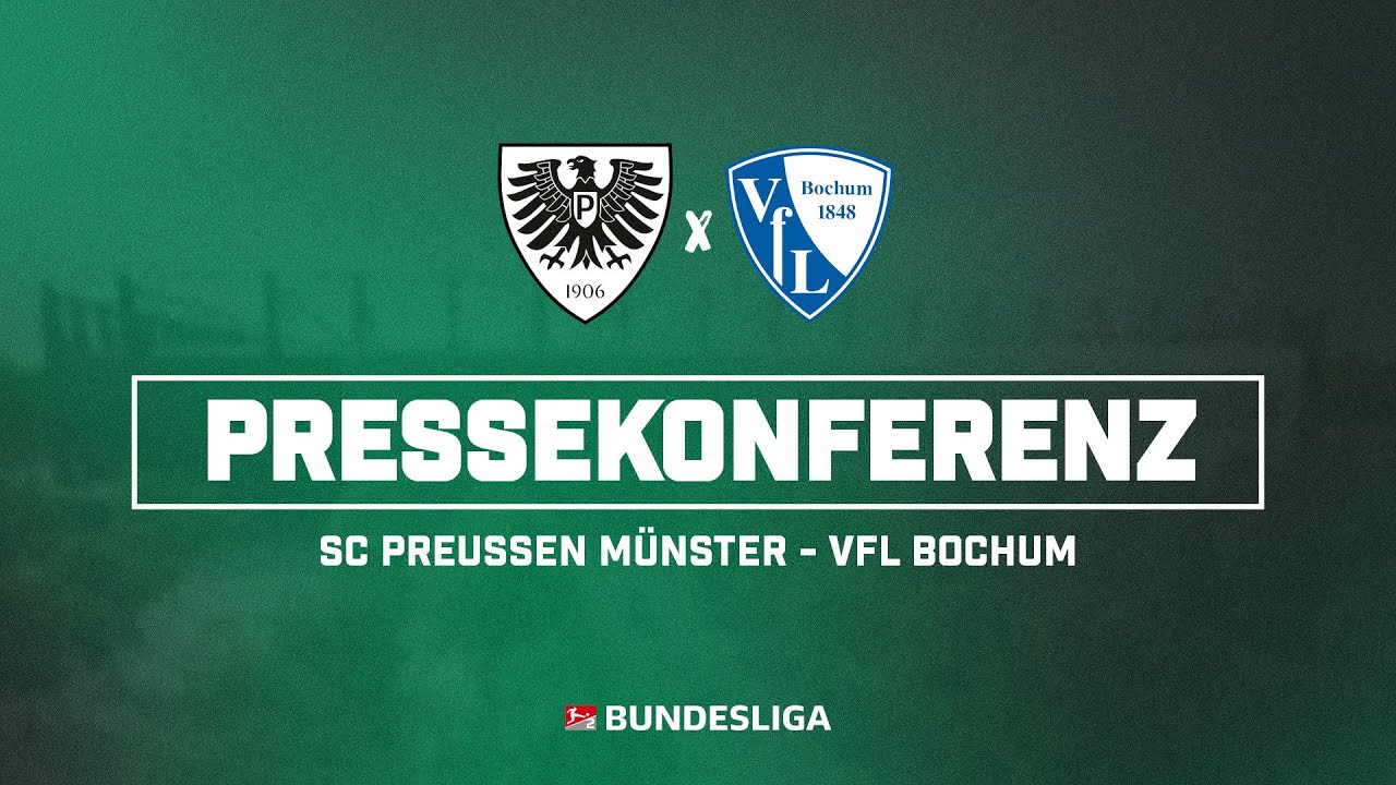 Pressekonferenz: SC Preußen Münster - VfL Bochum