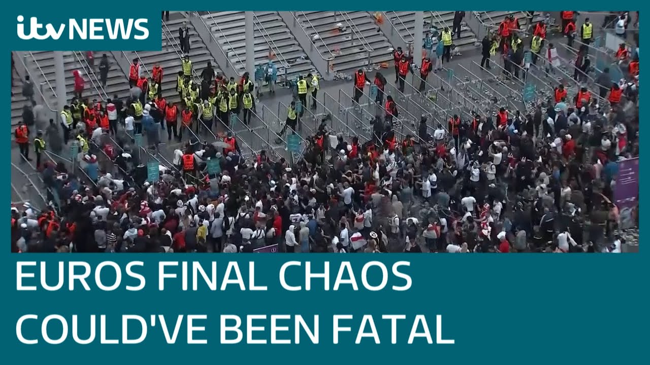 Euro 2020: Wembley 'seconds away from Hillsborough-type tragedy' during final chaos | ITV News