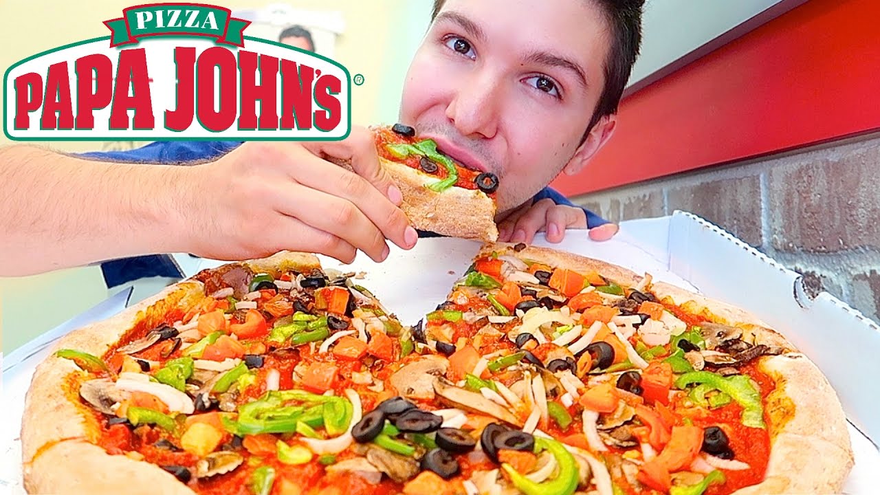Papa John's Pizza • MUKBANG