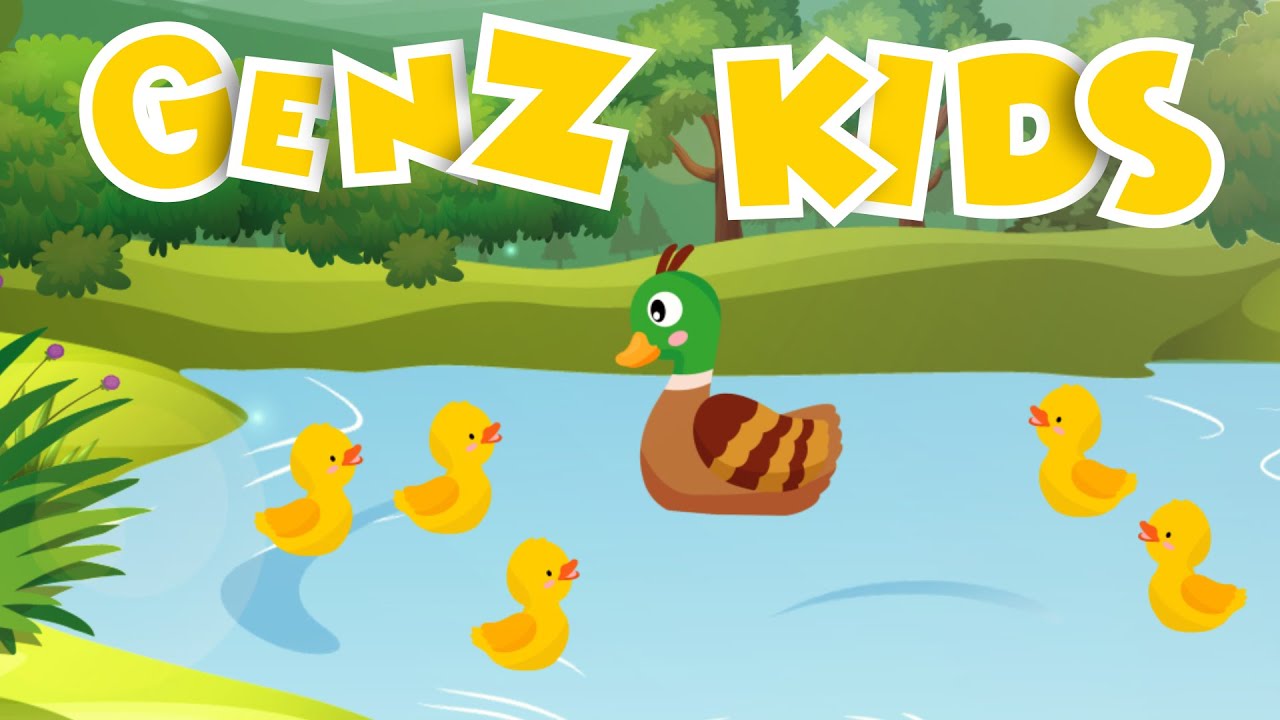 Five Little Ducks | Kids Songs | GENZ-KIDS Nursery Rhymes & Kids Story #nurseryrhymes #baby