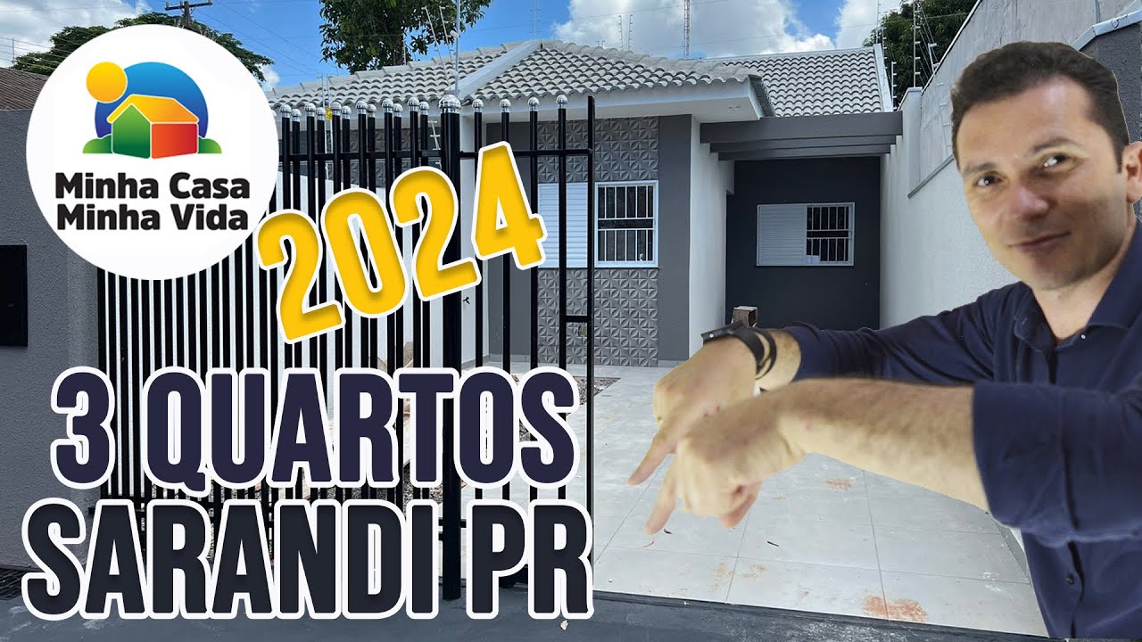 Casa em Sarandi PR - próximo ao Jd São José - Minha Casa Minha Vida 2024
