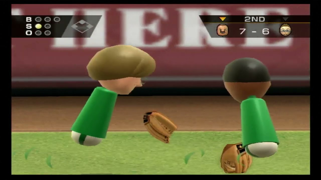 Wii Sports Baseball Marco vs Nick