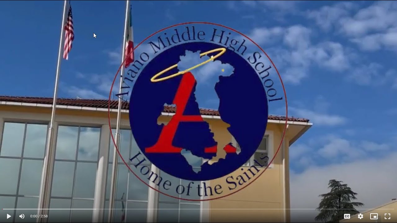 Welcome to Aviano Middle High School! 🏫