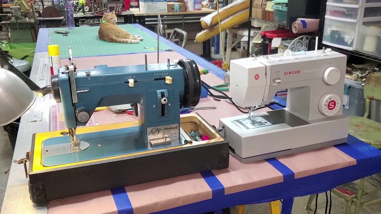 DIY Marine upholstery. We upgraded from Singer to Sailrite -  whats the difference?