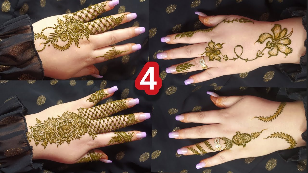 4نقيشات دالحناء ساهلين و خفاف ❤️