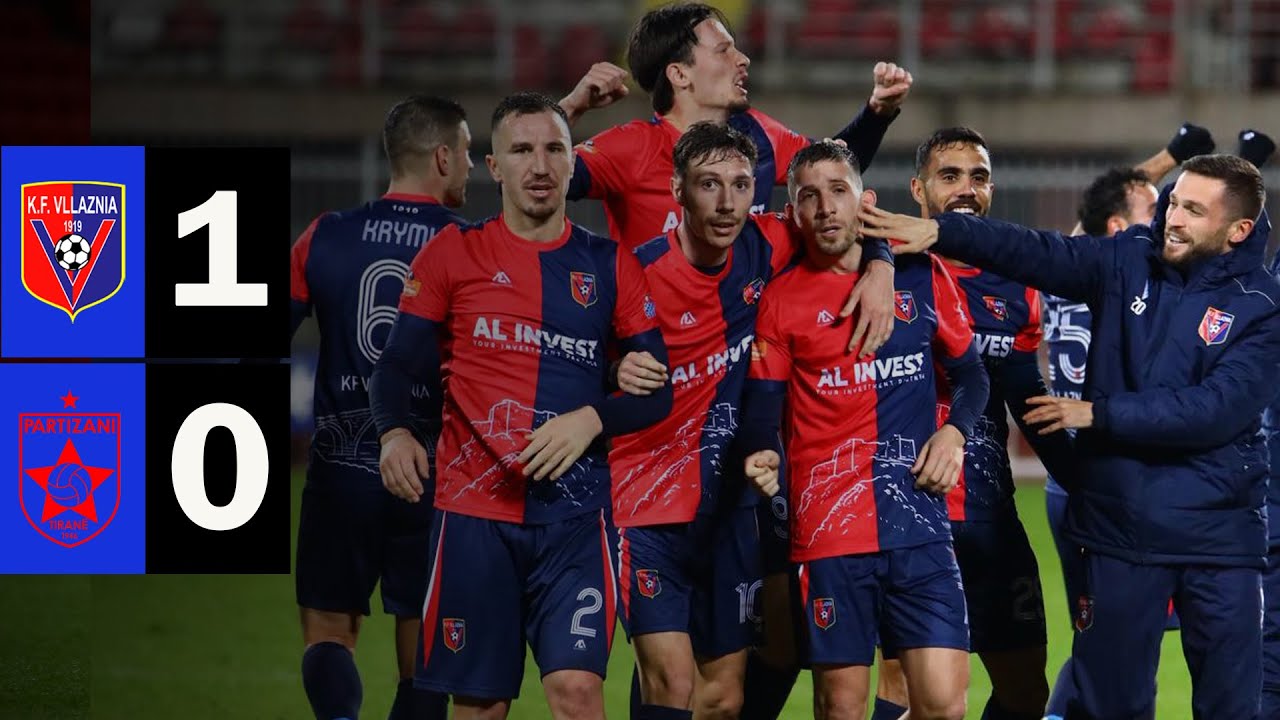 EMOCIONET E NDESHJES VLLAZNIA vs PARTIZANI 1-0