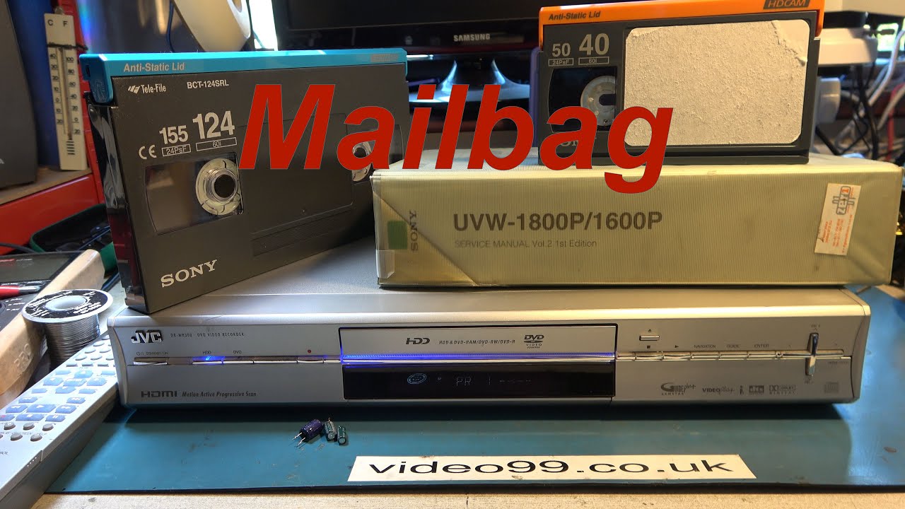 Mailbag: HDCAM tapes, Sony Betacam manuals, JVC DVD recorder and more.