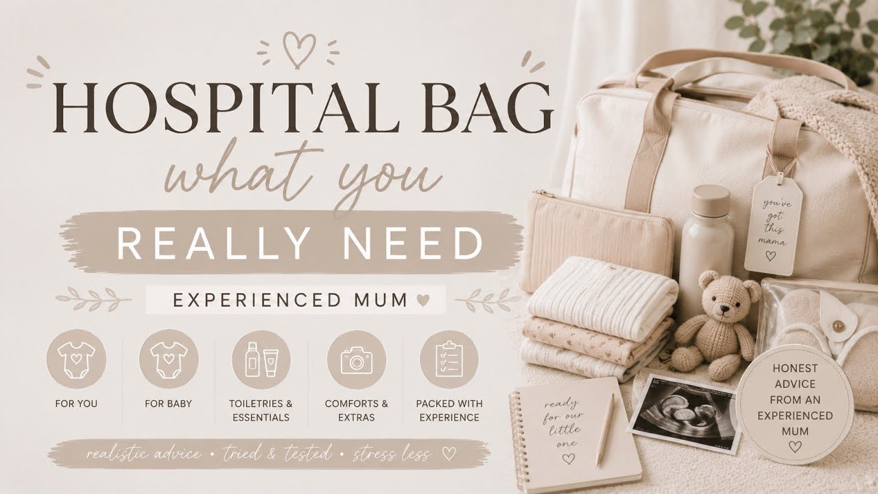 WHAT'S IN MY HOSPITAL BAG, MUM & BABY, FOURTH TIME MAMMA UK