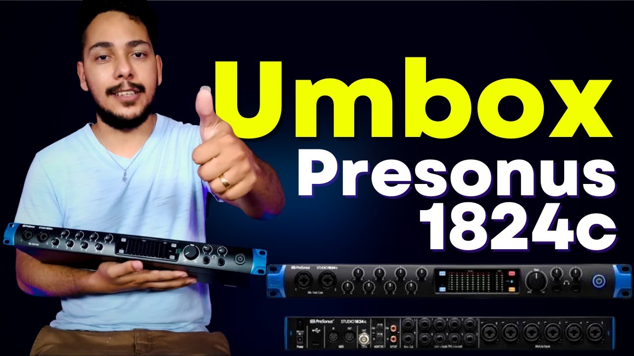 Presonus Studio 1824c - UMBOX - Izaque Lacerda