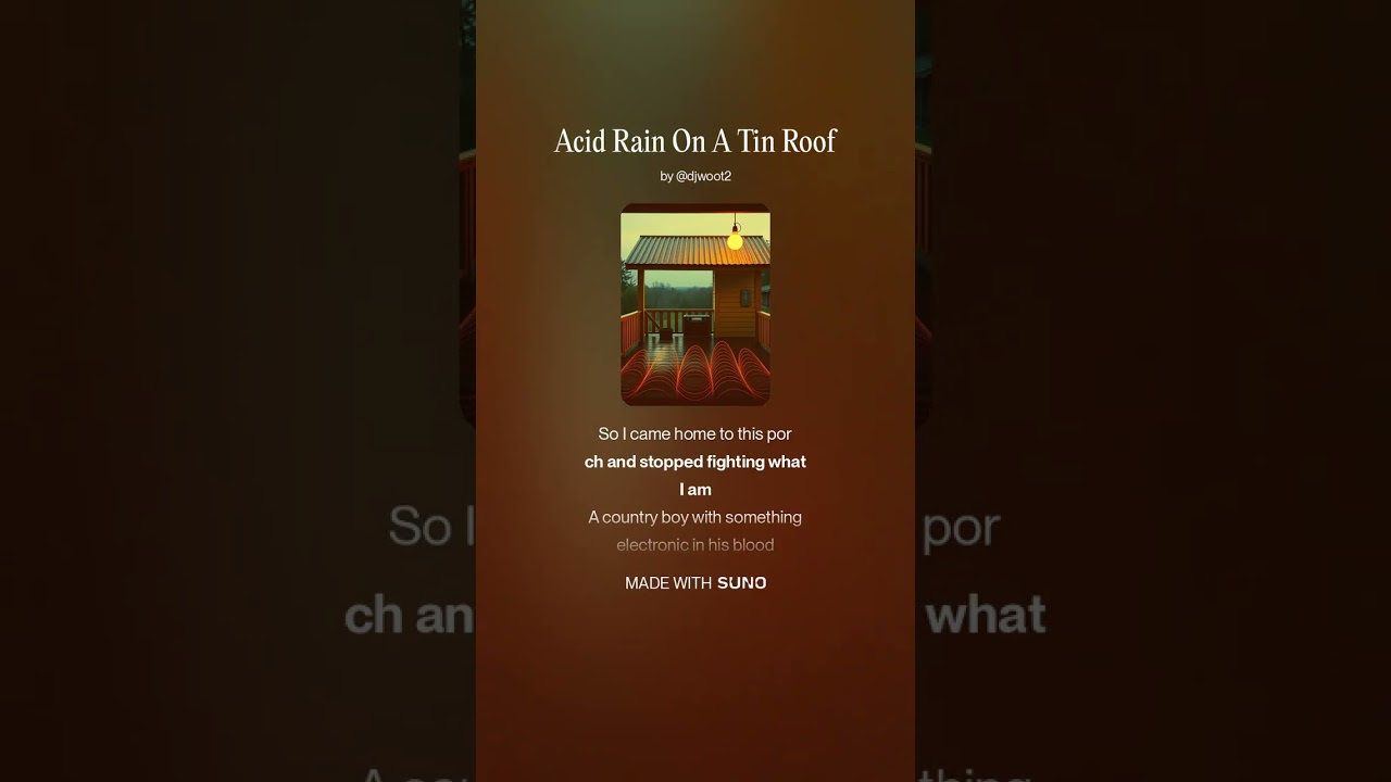 Listen to the Tune: 🤠🌀 ACID RAIN ON A TIN ROOF | Acid Techno x Country Vocals