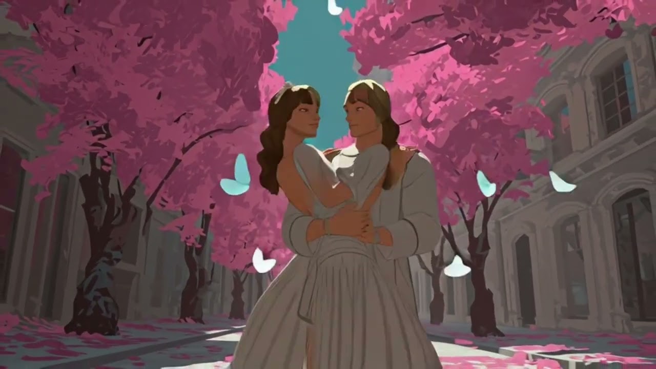 Whispers of Eternal Love: Romantic Cherry Blossom Serenade