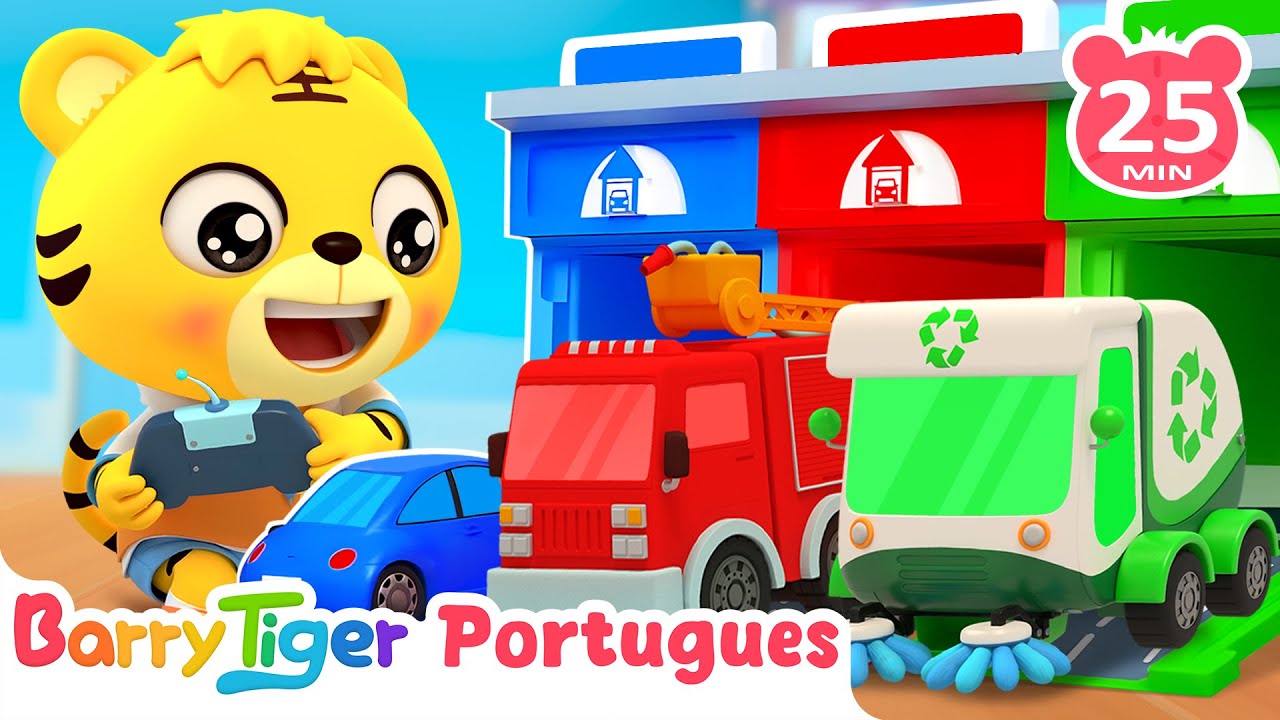 🚙🎨 Aprendendo as Cores com os Carros!  | Canções Infantis | BarryTiger