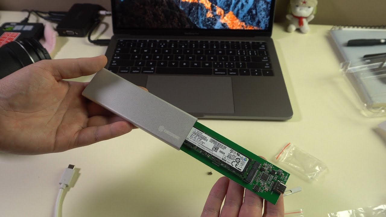 Отличный китайский NGFF M.2 SSD to USB 3.1 Type-C адаптер для Apple MacBook и других устройств!