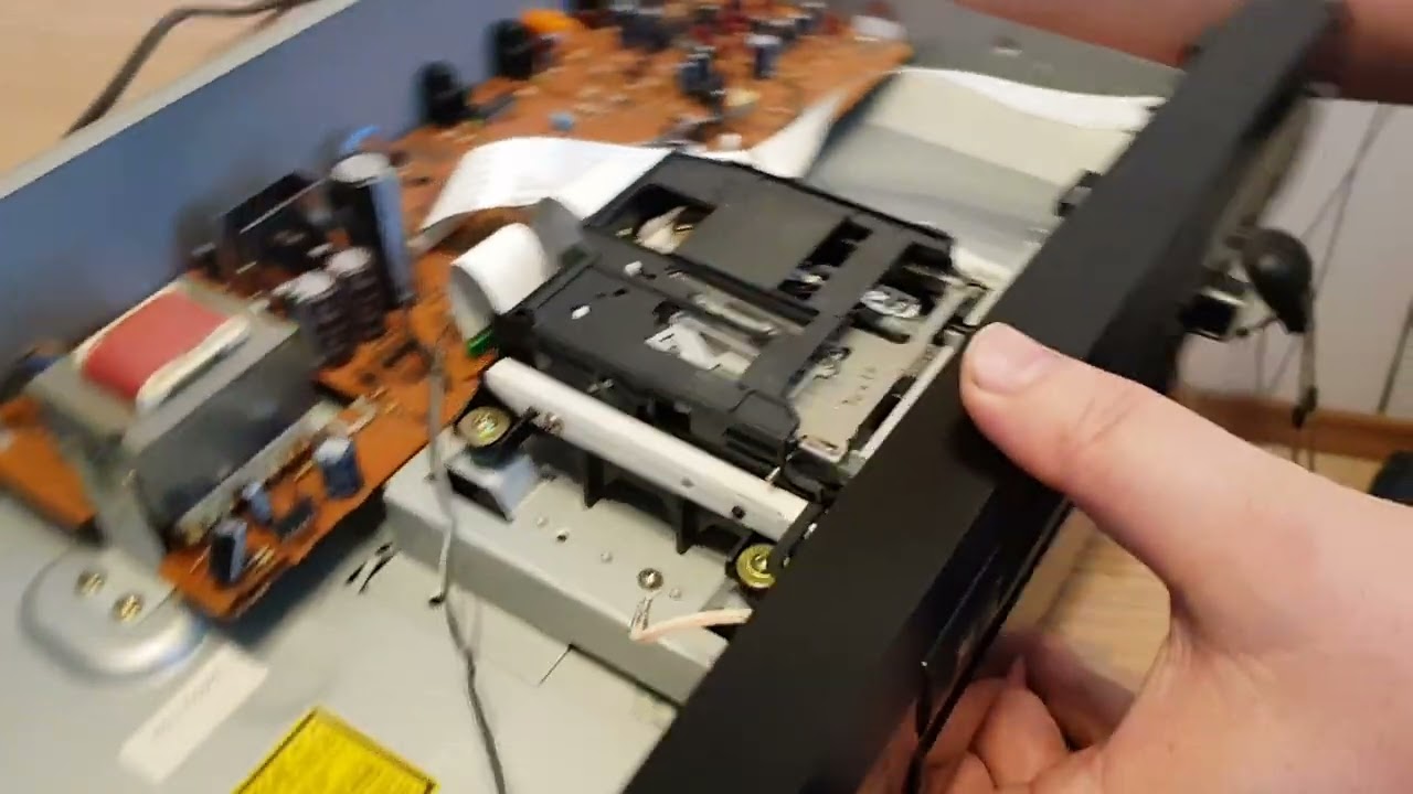 Sony md je520 чистка лазера , Laserreinigung ,laser cleaning