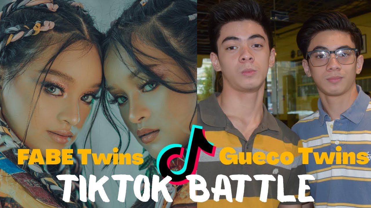 FABE Twins VS GUECO Twins TikTok Dance Battle | Twin Sisters vs Twin Brothers Battle | B&P Clips