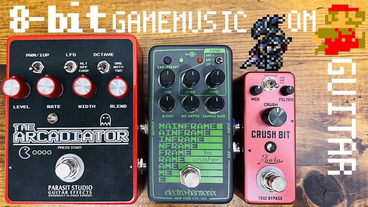 【ゲーム音楽】ギターでファミコン風な8bitアレンジをやるためのエフェクター3選