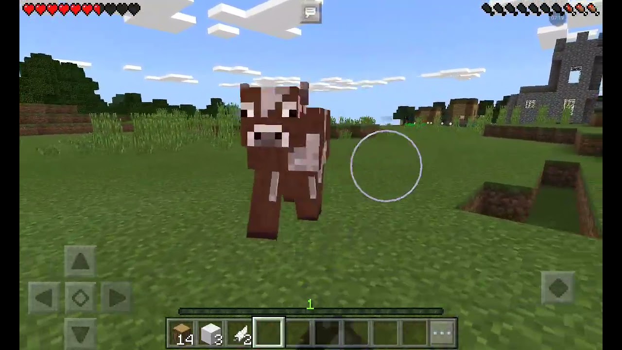 Я с сестрой выживаем в моей старой деревне в майнкрафт 