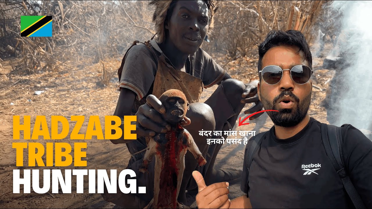 Hadzabe Tribe Hunting 🇹🇿 | Vlog 416 | Tanzania Vlog Hindi