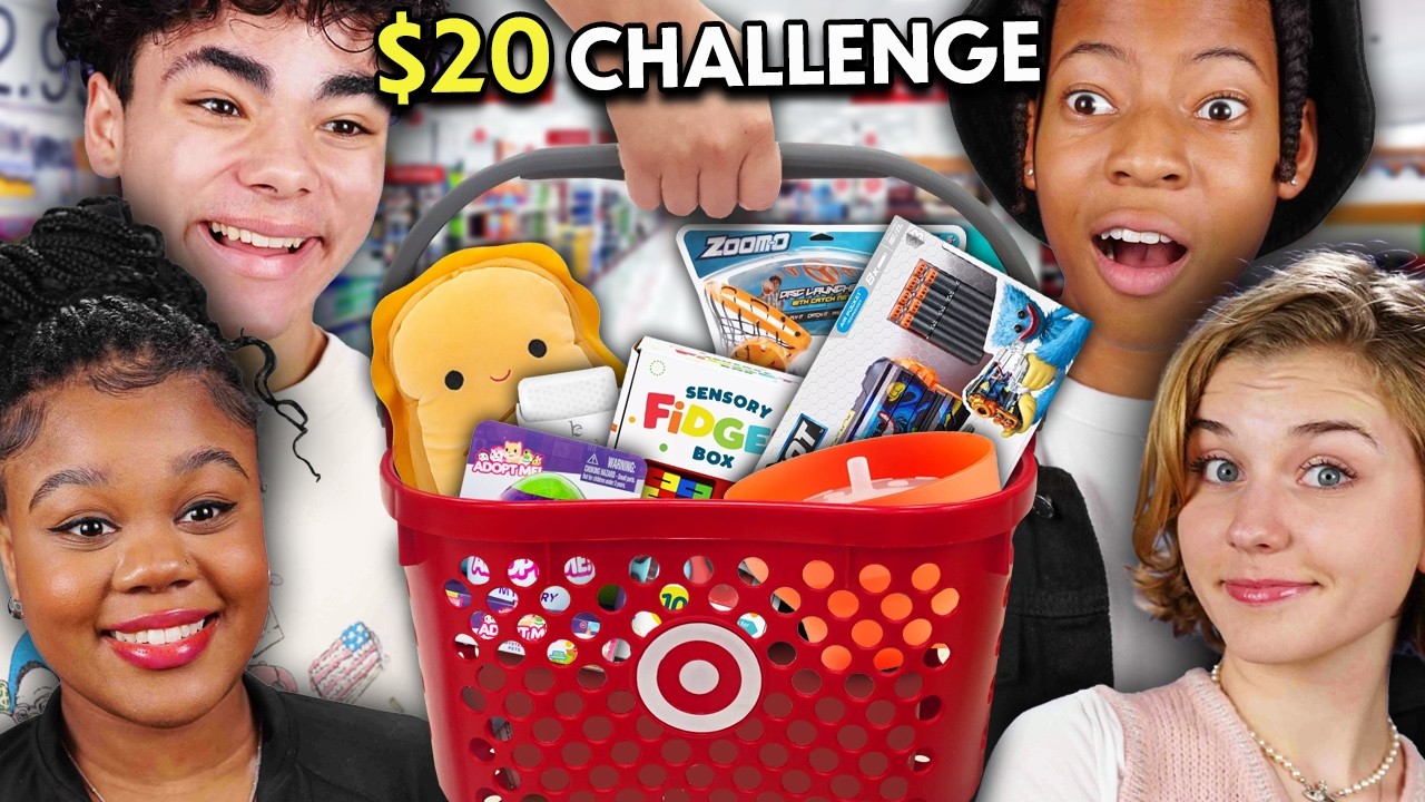 Gen Z Tries The $20 Target Dollar Bin Challenge!