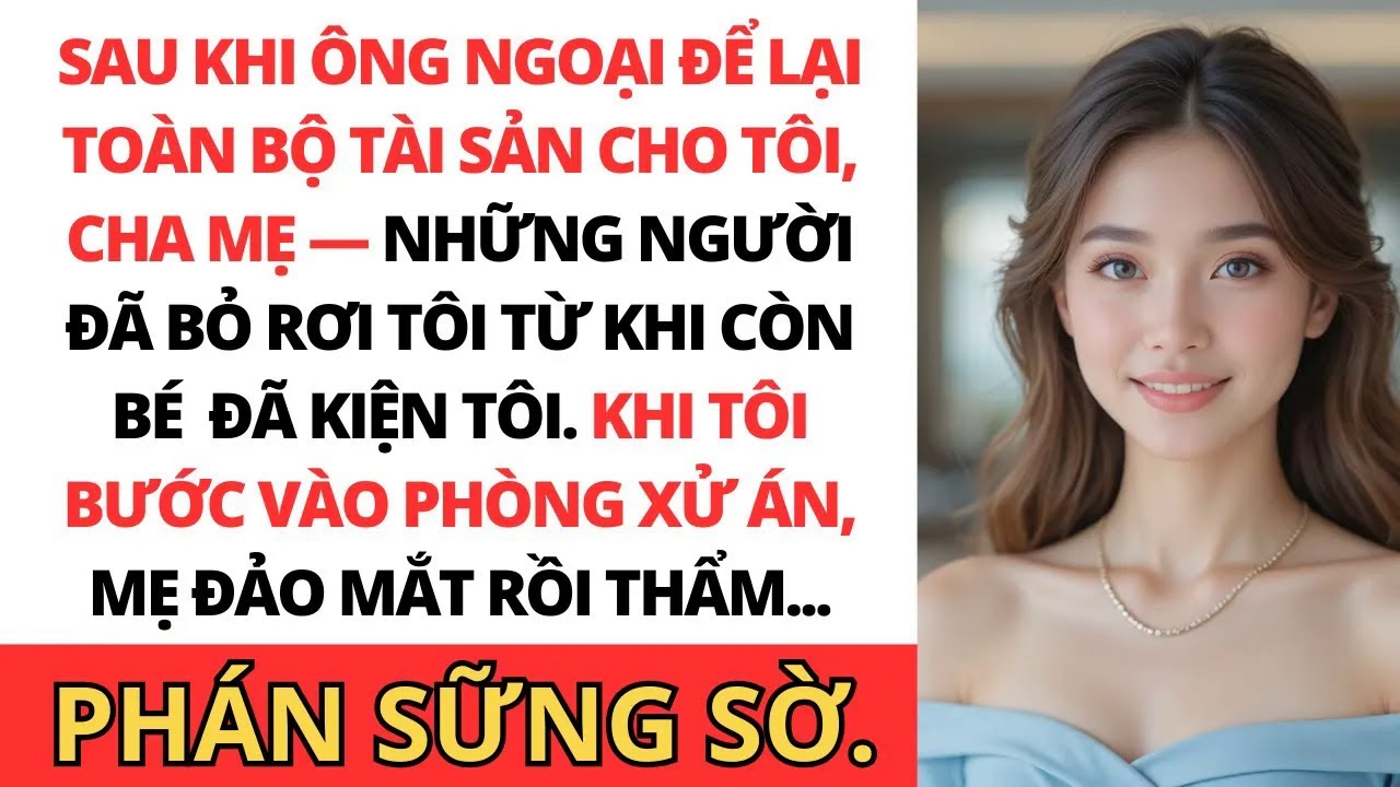 Cha mẹ bỏ rơi tôi khi tôi mới 4 tháng tuổi giờ họ kiện tôi để giành quyền thừa kế tài sản 85 tỷ đồng