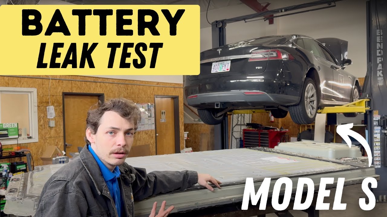 Tesla Model S Battery Leak Testing! An Important Service Item For Older S and X