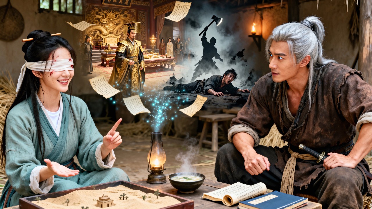 Blind Girl Tricked by Fake Village Head! She Used History to Crush Rebels & Rule the Empire
