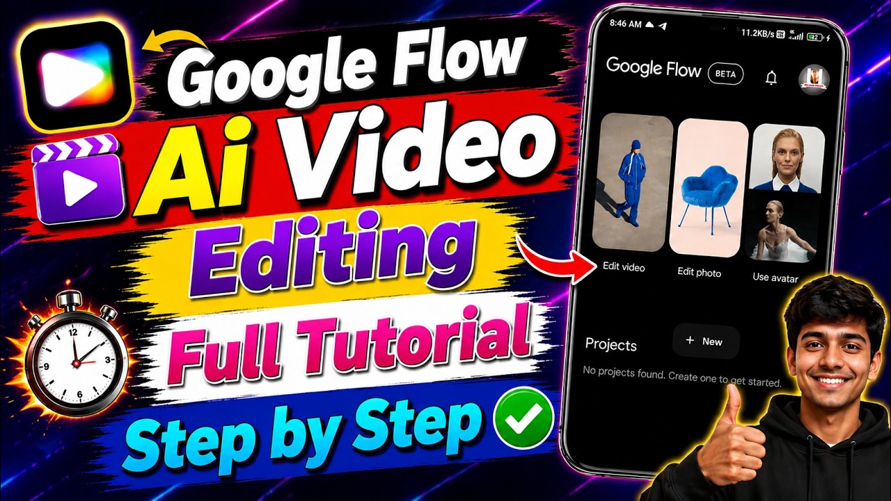 google flow ai video editing | flow ai video tutorial | google flow video editing full tutorial 
